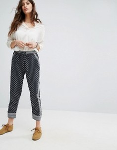 Летние брюки с принтом Maison Scotch - Синий