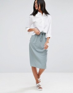 Юбка миди ASOS - Синий