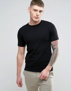 Фактурная футболка Jack & Jones - Черный