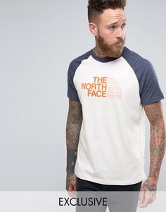 Футболка с рукавами реглан эксклюзивно для The North Face - Оранжевый