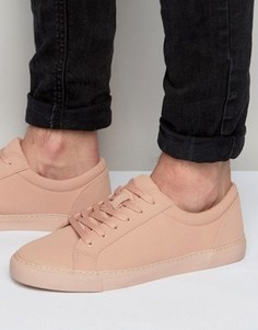Розовые кроссовки на шнуровке ASOS - Розовый