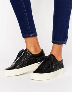 Черные кроссовки Vans Old Skool Premium - Черный