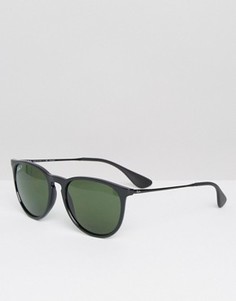 Круглые солнцезащитные очки с поляризованными линзами Ray-Ban 0RB4171 - Черный