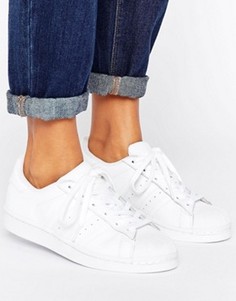 Белые кроссовки adidas Originals Foundation Superstar - Белый