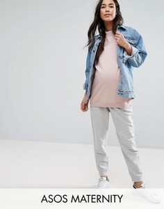 Трикотажные джоггеры ASOS Maternity - Серый