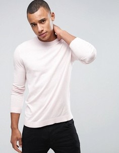 Бледно-розовый хлопковый джемпер ASOS - Розовый