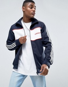 Синяя спортивная куртка adidas Originals London Pack Block BK7846 - Синий