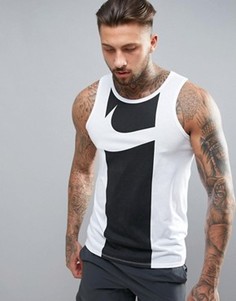 Белая майка Nike Training Dri-FIT 841627-101 - Серый