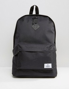 Черный рюкзак с нашивкой ASOS - Черный