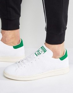 Белые кроссовки adidas Originals Stan Smith OG Primeknit S75146 - Белый