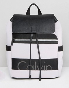Сиреневый рюкзак с клапаном Calvin Klein Re-Issue Exclusive - Фиолетовый