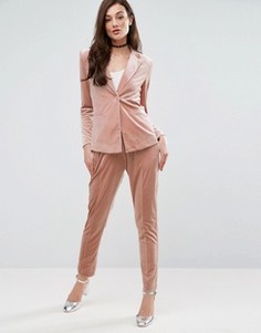 Комбинируемые широкие брюки со складками Fashion Union - Розовый