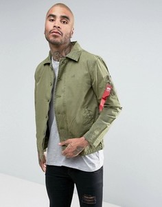 Зеленая куртка в стиле милитари Alpha Industries - Зеленый