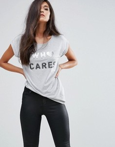 Футболка Who Cares Supertrash - Серый