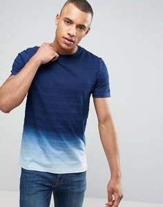 Футболка цвета индиго с эффектом выцветания Celio - Темно-синий