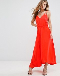 Платье макси Supertrash Dangari - Оранжевый
