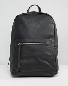 Рюкзак в минималистском стиле Pieces Savoy - Черный