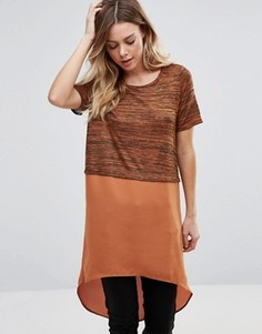 Туника с длинной кромкой Vero Moda - Оранжевый