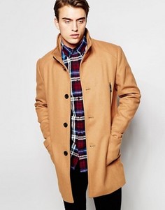 Шерстяная куртка с высоким воротом Produkt - Рыжий