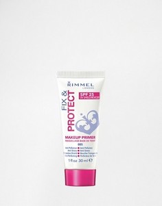 Основа под макияж Rimmel London Fix &amp; Protect - Прозрачный