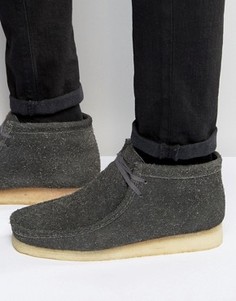 Ботинки Clarks Originals Wooly Wallabee - Серый