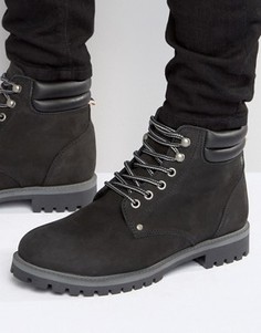 Утепленные ботинки из нубука Jack &amp; Jones Stoke - Черный
