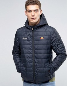 Дутая куртка с капюшоном Ellesse - Черный