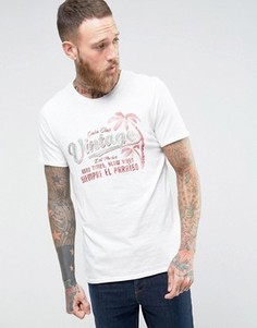 Футболка с принтом Jack &amp; Jones Vintage - Кремовый