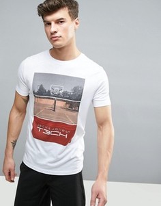Футболка с графическим принтом Jack &amp; Jones Tech - Серый
