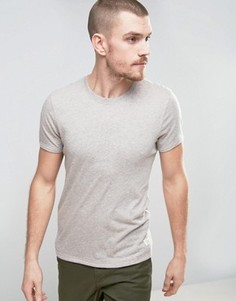 Меланжевая футболка Selected Homme - Бежевый