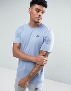 Голубая футболка Nike Tech 847505-436 - Синий