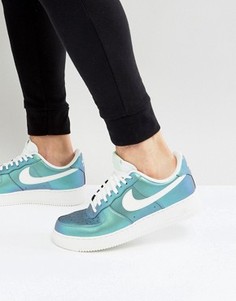 Голубые кроссовки Nike Air Force 1 LV8 823511-301 - Синий