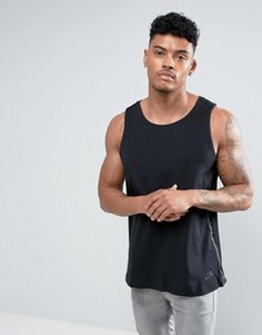 Черная майка с отделкой Nike Tech 833931-010 - Черный