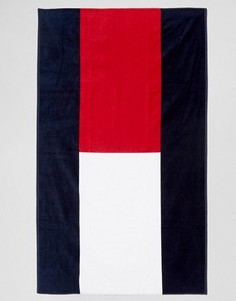 Полотенце с принтом флага Tommy Hilfiger - Темно-синий