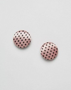 Серьги-гвоздики ASOS - Розовый