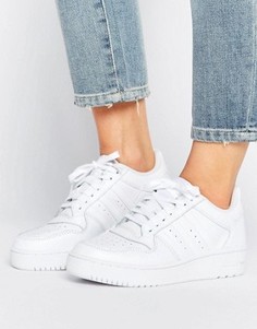 Кожаные кроссовки Adidas Attitude Revive - Белый