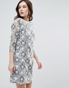 Цельнокройное платье с принтом Vero Moda - Белый