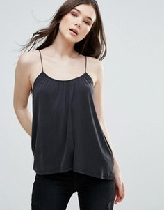 Свободный топ на тонких бретельках Vero Moda - Черный