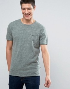 Трикотажная футболка с короткими рукавами Selected Homme - Зеленый