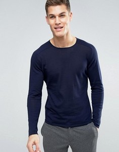 Трикотажный джемпер Jack &amp; Jones Premium - Темно-синий