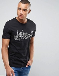 Футболка с принтом Jack &amp; Jones Originals - Черный