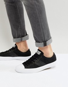 Черные кеды с сетчатым верхом Converse Chuck Taylor All Star II Ox 155749C - Черный