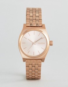 Часы оттенка розового золота Nixon Time Teller - Золотой