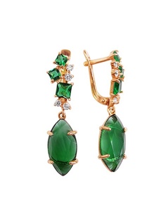 Ювелирные серьги Серебро России