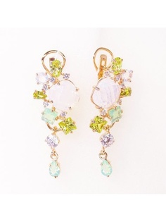 Ювелирные серьги Серебро России