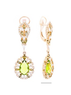 Ювелирные серьги Серебро России