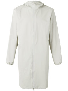 long hooded jacket  Rains
