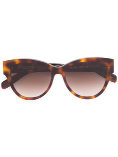 солнцезащитные очки в оправе "кошачий глаз" Saint Laurent