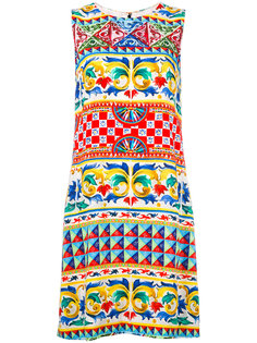 платье шифт с орнаментом Dolce &amp; Gabbana