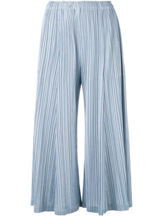 плиссированные широкие брюки  Pleats Please By Issey Miyake